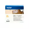 Brother DK-11247 etikečių juosta – juoda ant baltos, 103x164 mm, 180 vnt.