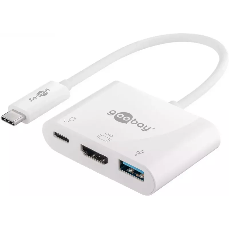 USB-C kelių prievadų adapteris Goobay 62104