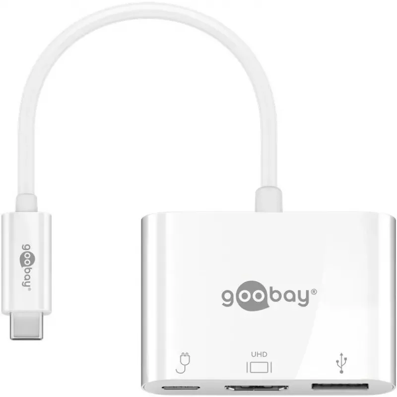 USB-C kelių prievadų adapteris Goobay 62104