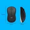Belaidis klaviatūros ir pelės rinkinys Logitech MK540 Advanced — pilno dydžio QWERTY klaviatūra, USB imtuvas, JAV išdėstymas, ergonomiška pelė, juoda/balta