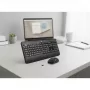 Belaidis klaviatūros ir pelės rinkinys Logitech MK540 Advanced — pilno dydžio QWERTY klaviatūra, USB imtuvas, JAV išdėstymas, ergonomiška pelė, juoda/balta