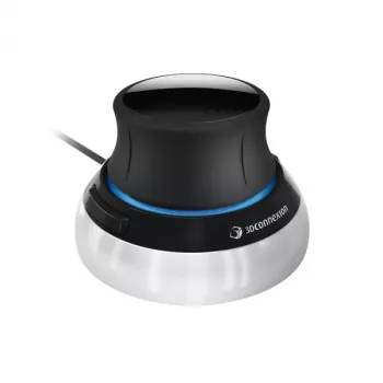 3D pelė 3Dconnexion SpaceMouse Compact juoda pilka lengva konstrukcija patogi navigacija