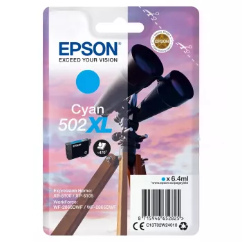 Kasetė Epson 502XL mėlyna (cyan) 470 puslapių