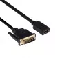 CLUB3D DVI į HDMI 1.4 laidas, 2 m, abipusis
