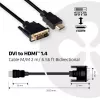 CLUB3D DVI į HDMI 1.4 laidas M/M 2 m / 6,56 pėdų, abipusis