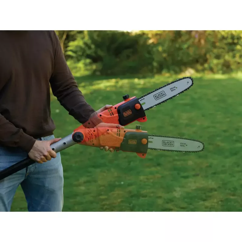 Elektrinis genėtuvas Black & Decker PS7525-QS, 800 W, 25 cm padanga, 22 mm pjovimo skersmuo, 3,8 kg