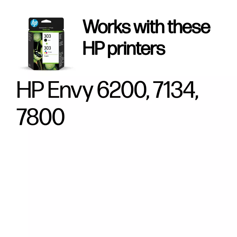 Kasetė HP Tinte 303 3YM92AE Multipack juoda ir spalvota