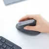 Ergonominė belaidė pelė Logitech MX Vertical, 4000 DPI, RF belaidis + Bluetooth, dešinei rankai, grafitas, biurui