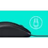 Pelė Logitech B110 Silent laidinė USB juoda