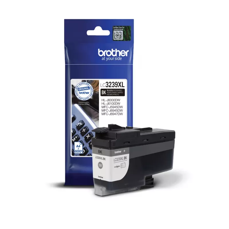 Brother LC-3239XLBK kasetė juoda 1 vnt. Originali didelės talpos (XL)