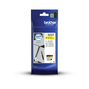 Brother LC3237Y geltona rašalo kasetė, originali, standartinės išeigos, 1 vnt.