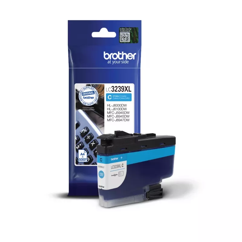Brother LC3239XLC kasetė rašalinė 1 vnt. Originali didelės talpos (XL) Cyan