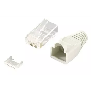 RJ45 jungtis LogiLink MP0023 pilka (100 vnt.)