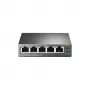 TP-Link 5 prievadų Gigabit darbalaukio PoE jungiklis su 4 PoE prievadais, nevaldomas