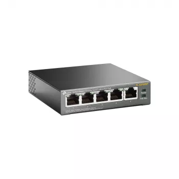 TP-Link 5 prievadų Gigabit darbalaukio PoE jungiklis su 4 PoE prievadais, nevaldomas