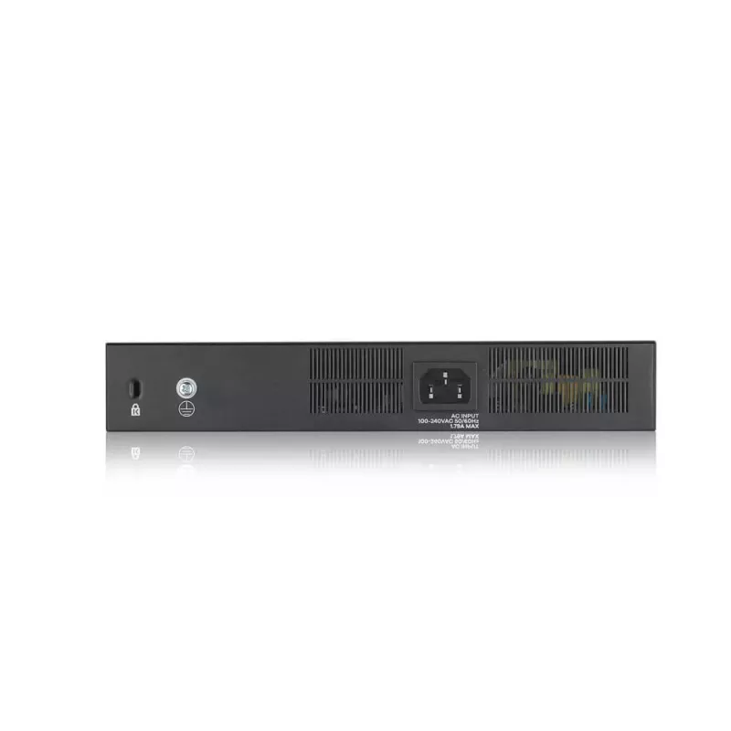 Zyxel GS1920-8HPV2 valdomas Gigabit Ethernet komutatorius su PoE (10/100/1000), juodas