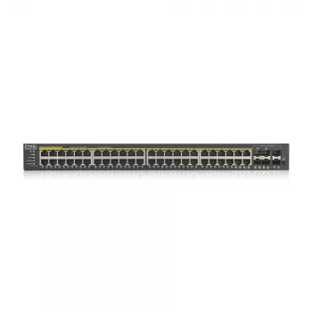 Zyxel GS1920-48HPV2 valdomas Gigabit Ethernet (10/100/1000) Power over Ethernet (PoE) juodas