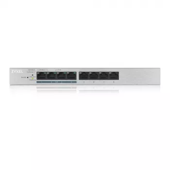 Zyxel GS1200-8HP v2 valdomas Gigabit Ethernet (10/100/1000) jungiklis su PoE, pilkas