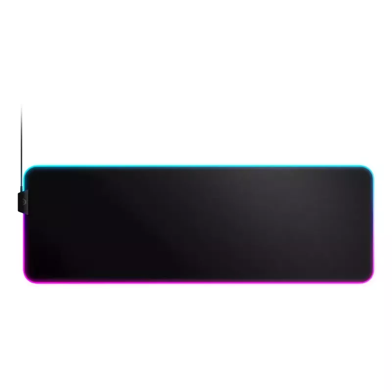 Žaidimų pelės kilimėlis STEELSERIES QcK Prism Cloth XL — audinio paviršius, 900×300 mm, 4 mm storis, RGB foninis apšvietimas