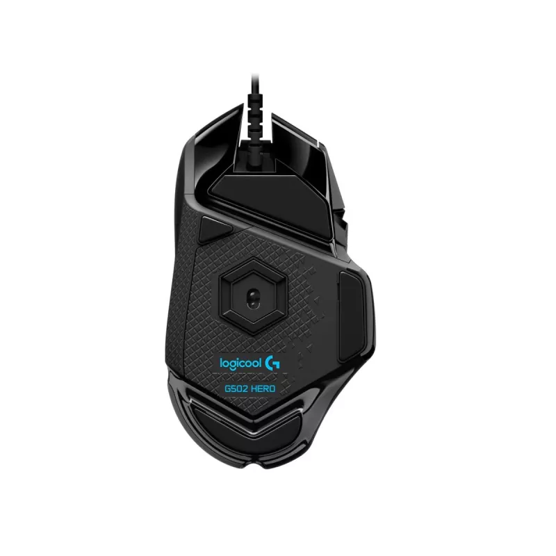 LOGITECH G502 HERO laidinis žaidimų pelė – didelio našumo jutiklis, 11 programuojamų mygtukų