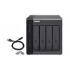 4-Bay QNAP TR-004 - 2.5/3.5 Zoll - Serial ATA II - 0,1,5,10,JBOD - 3.2 Gen 1 (3.1 Gen 1) - USB Typ-C Gehäuse