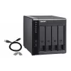4-Bay QNAP TR-004 - 2.5/3.5 Zoll - Serial ATA II - 0,1,5,10,JBOD - 3.2 Gen 1 (3.1 Gen 1) - USB Typ-C Gehäuse