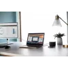HP USB pirštų atspaudų pelė, ambidekstrinė, USB Type-A, juoda