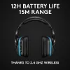 LOGITECH G935 Belaidės 7.1 erdvinio garso žaidimų ausinės su Lightsync RGB