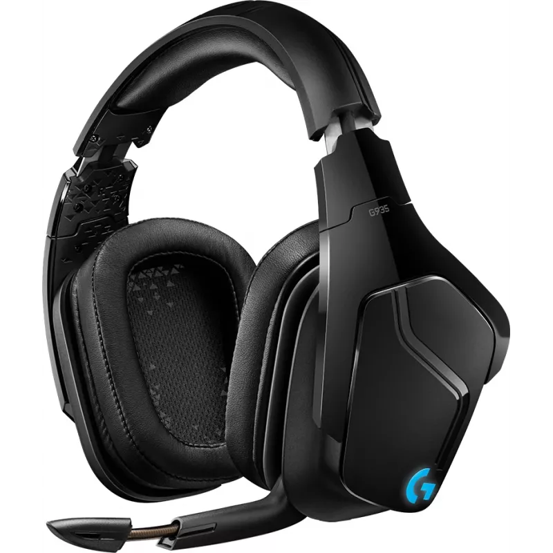 LOGITECH G935 Belaidės 7.1 erdvinio garso žaidimų ausinės su Lightsync RGB