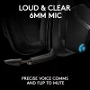 LOGITECH G935 Belaidės 7.1 erdvinio garso žaidimų ausinės su Lightsync RGB