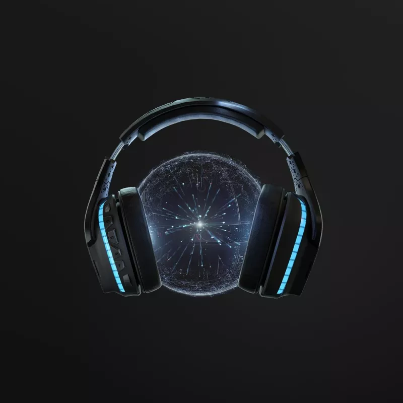LOGITECH G935 Belaidės 7.1 erdvinio garso žaidimų ausinės su Lightsync RGB