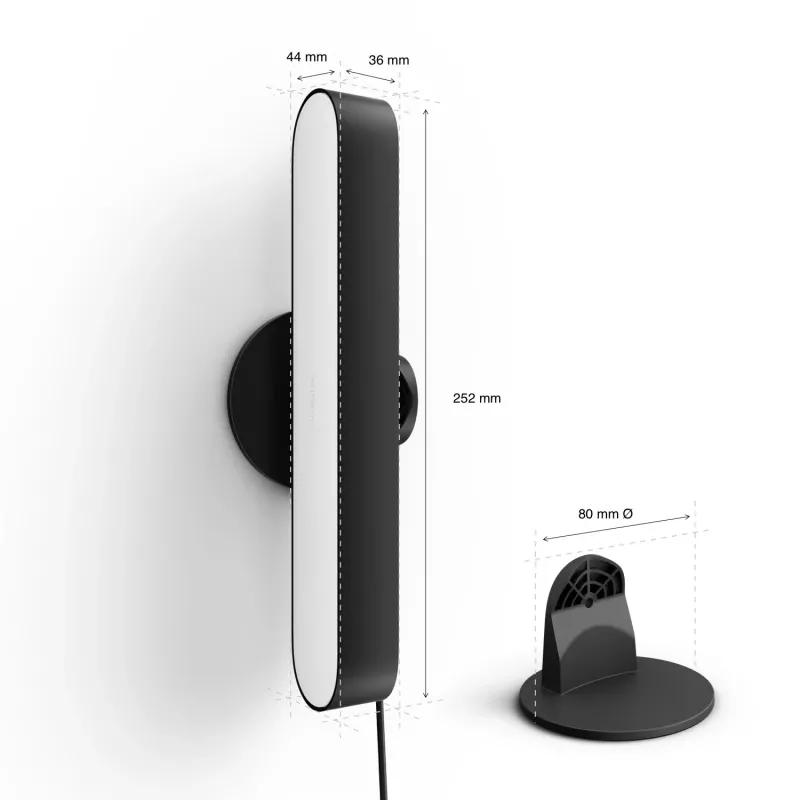 Philips Hue White and colour ambience Play šviesos juosta dviejų vienetų pakuotė