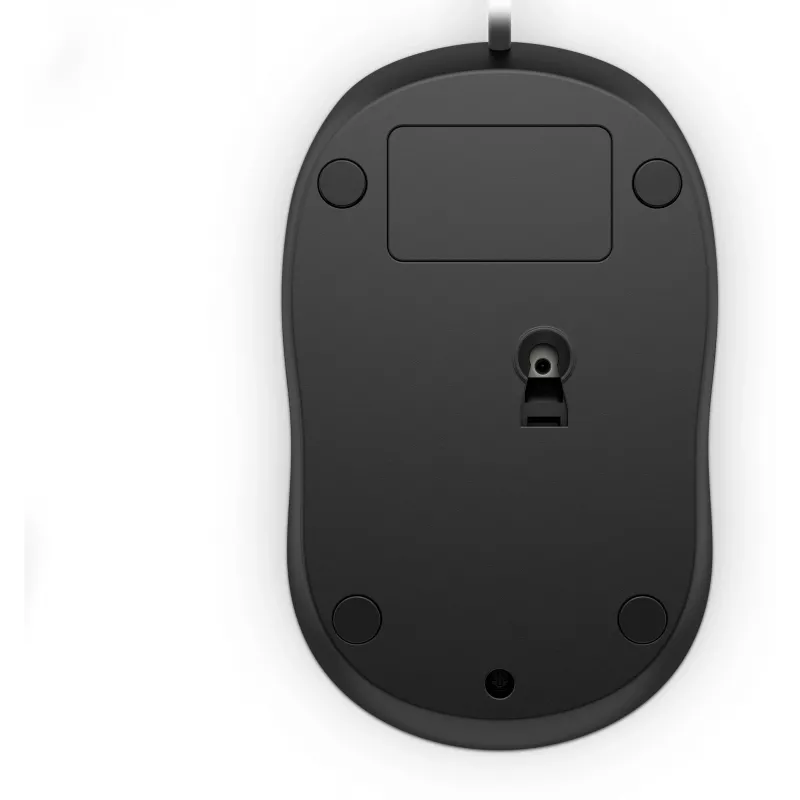 HP laidinė pelė 1000, ambidekstrinė, USB-A, 1200 DPI, juoda