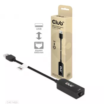 CLUB3D USB 3.2 Gen1 Type-A į RJ45 2,5 Gbps adapteris