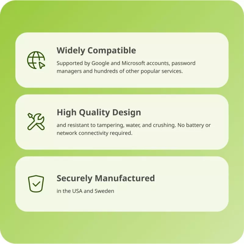 YUBICO Yubikey 5 NFC – belaidis saugos raktas