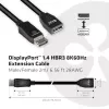 CLUB3D DisplayPort 1.4 HBR3 ilginimo laidas 8K60Hz M/F 2m/6.56ft