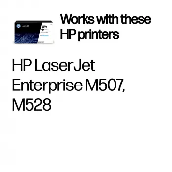 HP 89A juodos spalvos originalus lazerinio spausdintuvo kasetė