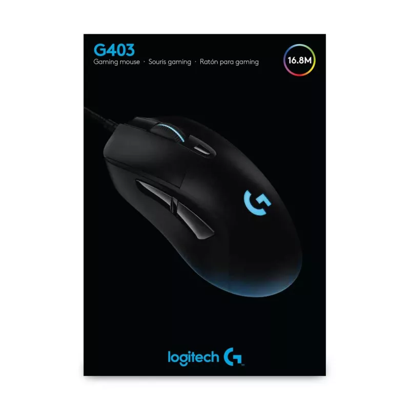 LOGITECH G403 Hero žaidimų pelė USB juoda EWR2