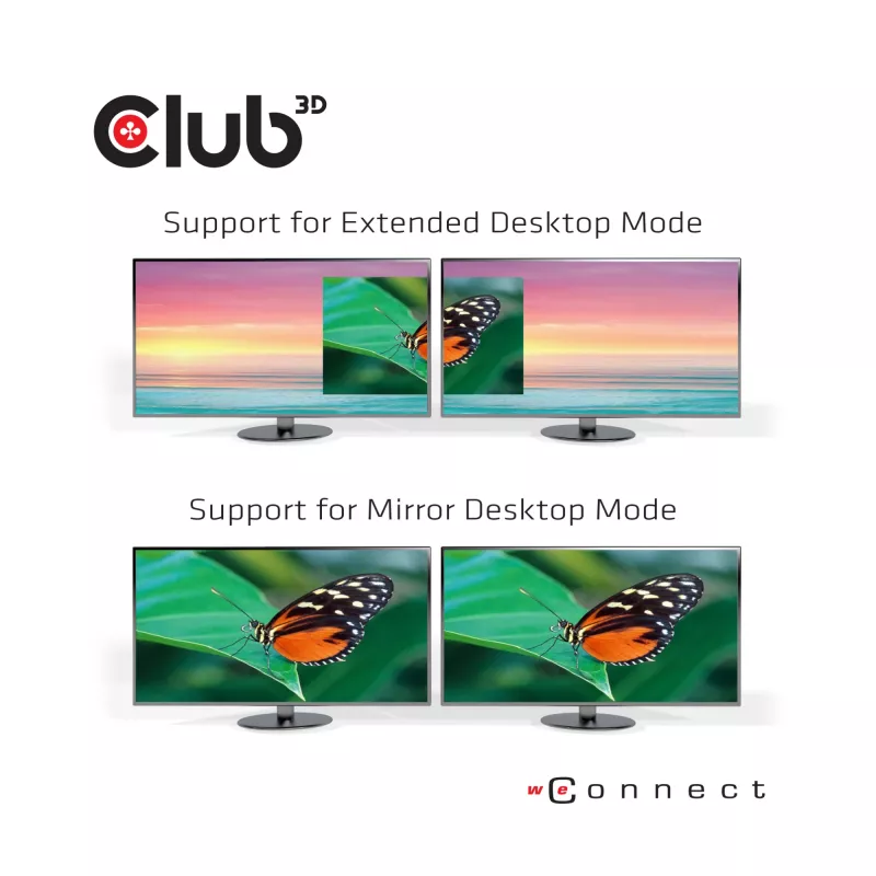 CLUB3D CSV-1562 USB-C 3.2 Gen1 universali dokų stotelė su 3x 4K30Hz ir įkrovimu