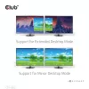 CLUB3D CSV-1562 USB-C 3.2 Gen1 universali dokų stotelė su 3x 4K30Hz ir įkrovimu