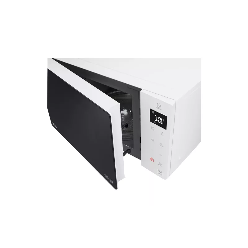LG MS 23 NECBW juoda, balta Solo mikrobangų krosnelė 23 L 1000 W
