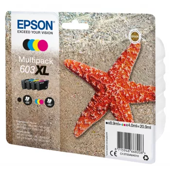 Epson C13T03A64010 kasečių rinkinys 1 vnt. Originalus didelės talpos (XL) juoda, žydra, rausvai raudona, geltona