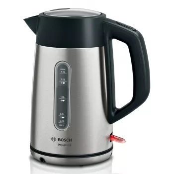 Bosch TWK4P440 elektrinis virdulys 1.7 L 2400 W juodas, nerūdijantis plienas