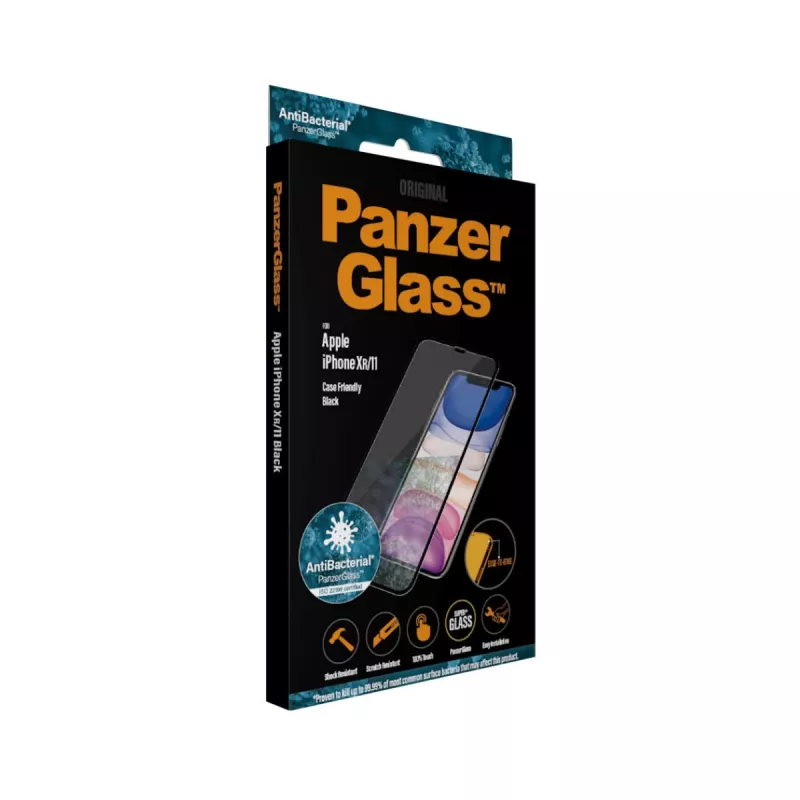 Apsauginis stiklas PanzerGlass Apple iPhone 11 XR nuo krašto iki krašto