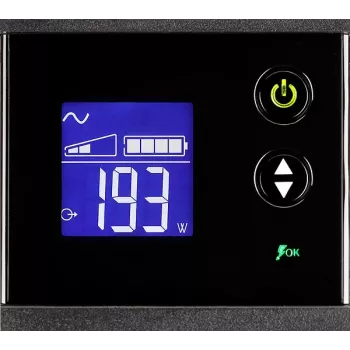 Eaton Ellipse PRO 1200 FR nepertraukiamo maitinimo šaltinis 1.2 kVA / 750 W, linijinis-interaktyvus, 8x E tipo lizdai, LCD, 2U/ant stovo