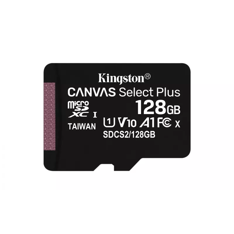 „Kingston Canvas Select Plus“ 128 GB microSDXC UHS-I atminties kortelė (SDCS2/128GB)