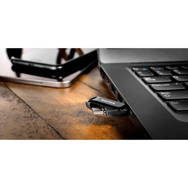WESTERN DIGITAL SanDisk Ultra Dual Drive Go - 64GB USB atmintinė - USB-C / USB-A