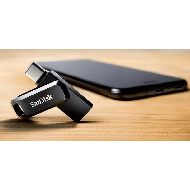 WESTERN DIGITAL SanDisk Ultra Dual Drive Go - 64GB USB atmintinė - USB-C / USB-A