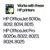 HP 912XL didelės talpos juodas originalus rašalo kasetė