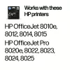 HP 912 juoda originali kasetė, juoda, 1 vnt., 250 puslapių